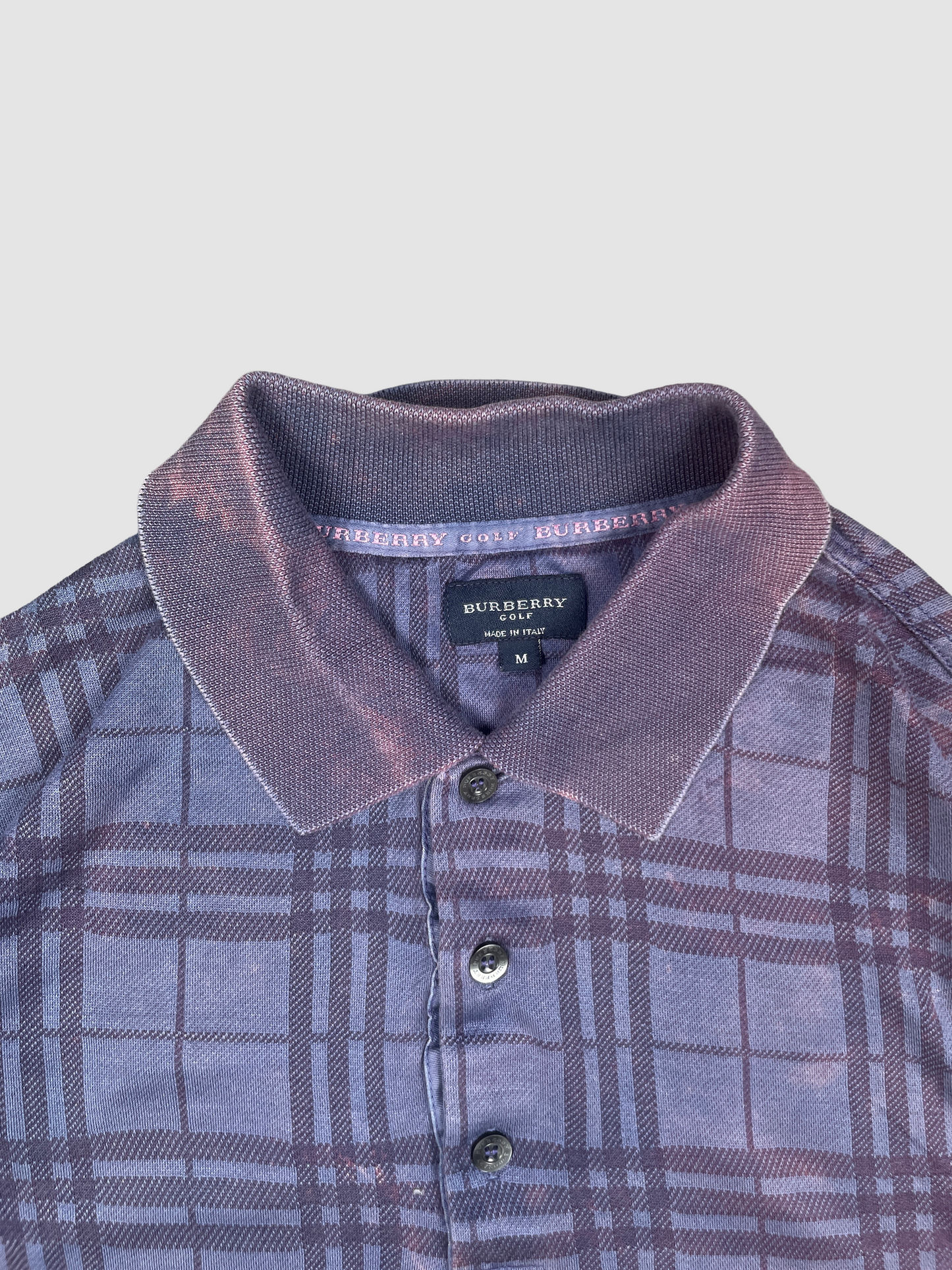 Burberry Plaid Polo