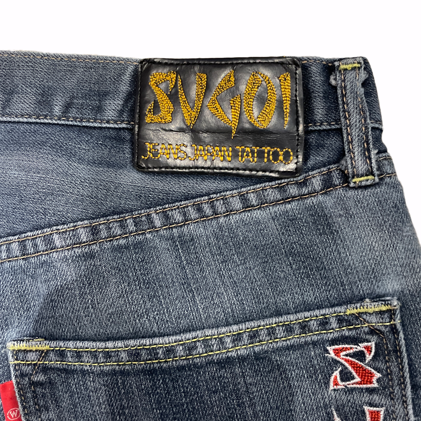 Sugoi Dragon Embroidered Jeans