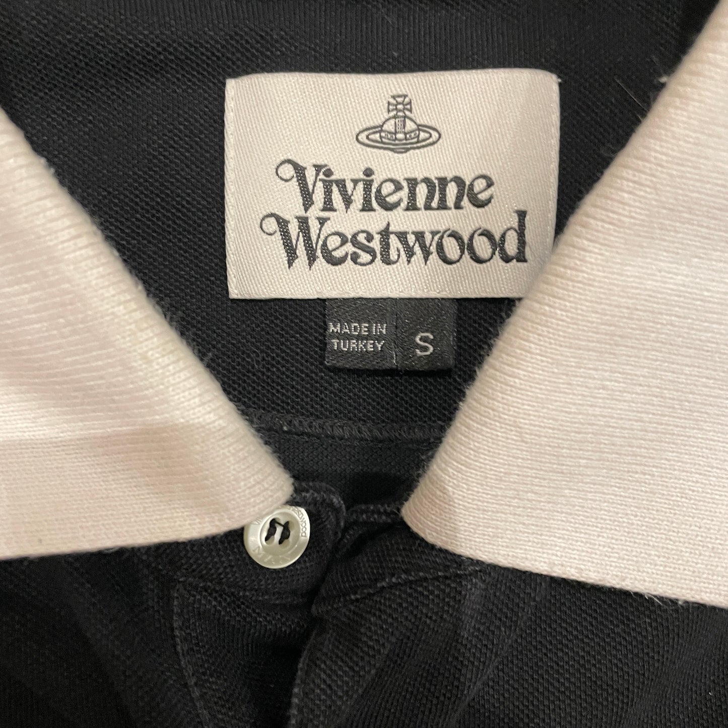 Viviane Westwood Black White Polo