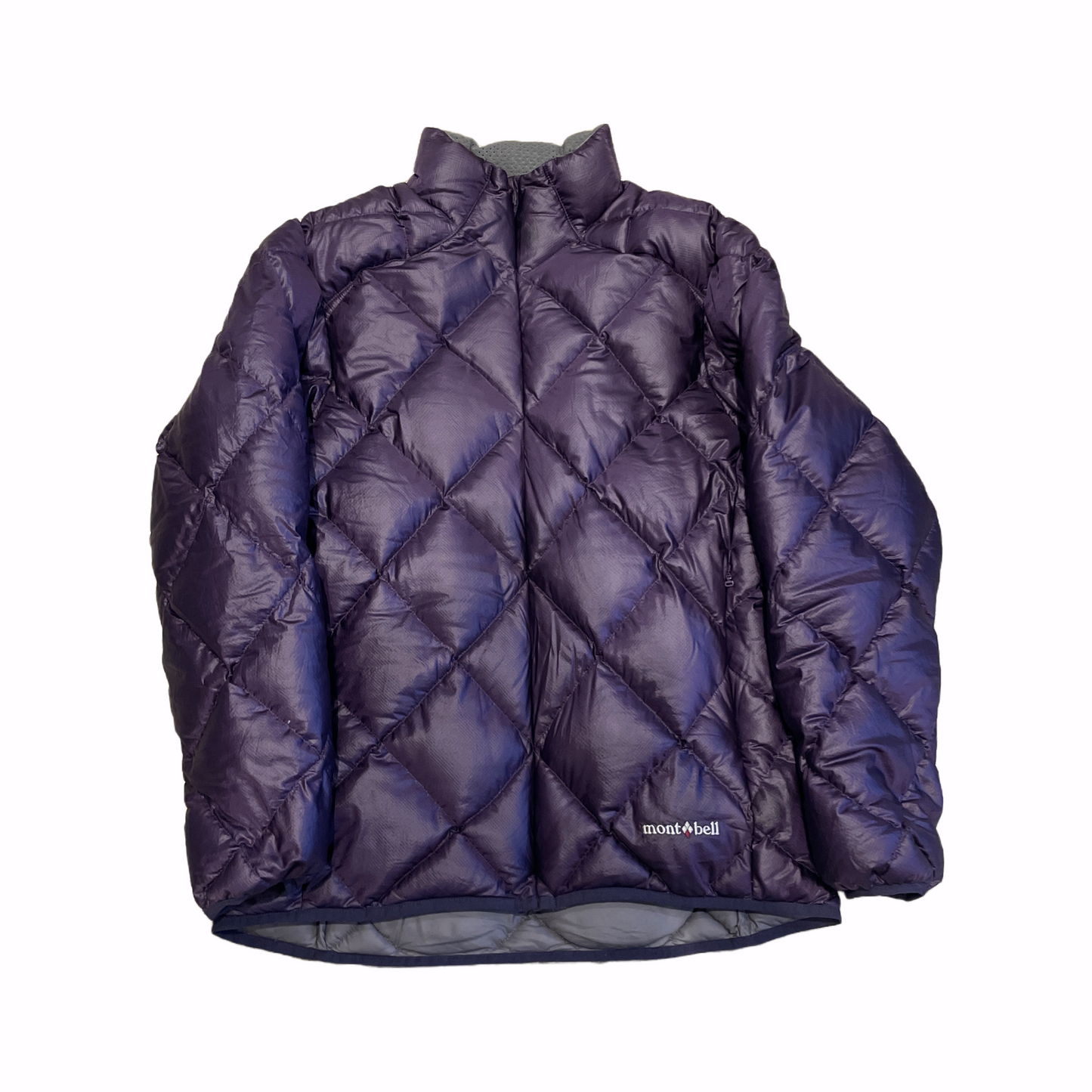 Montbell Purple Diamond Stitch Puffer