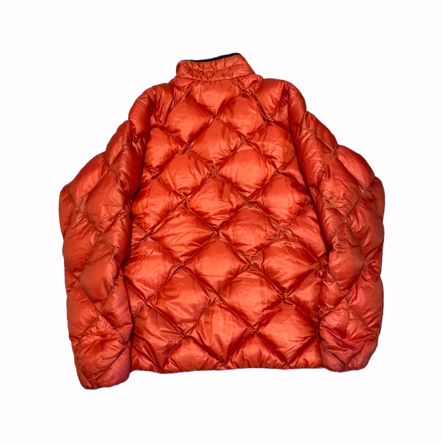 Montbell Orange Diamond Stitch Puffer