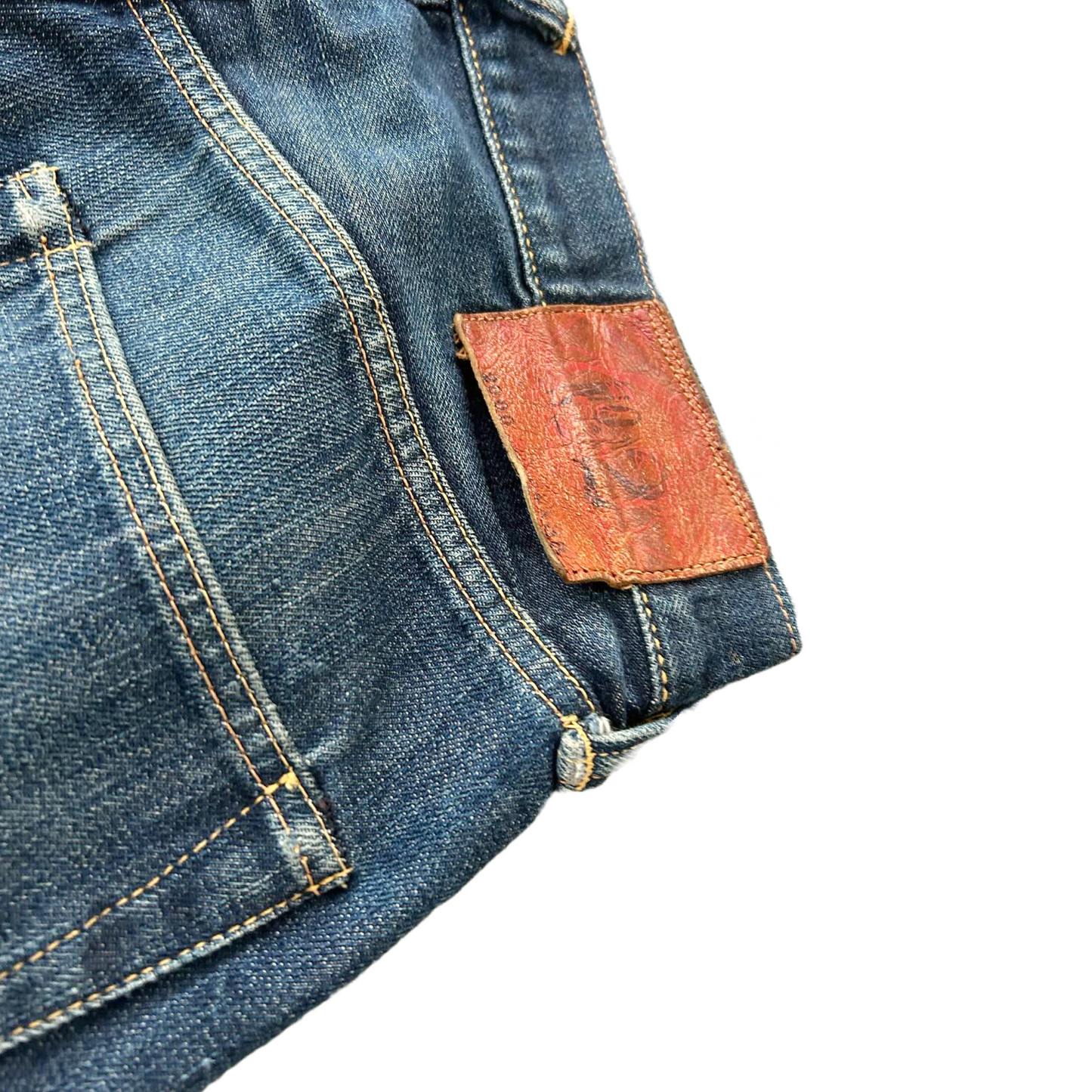 Evisu Yellow Daicock Jeans