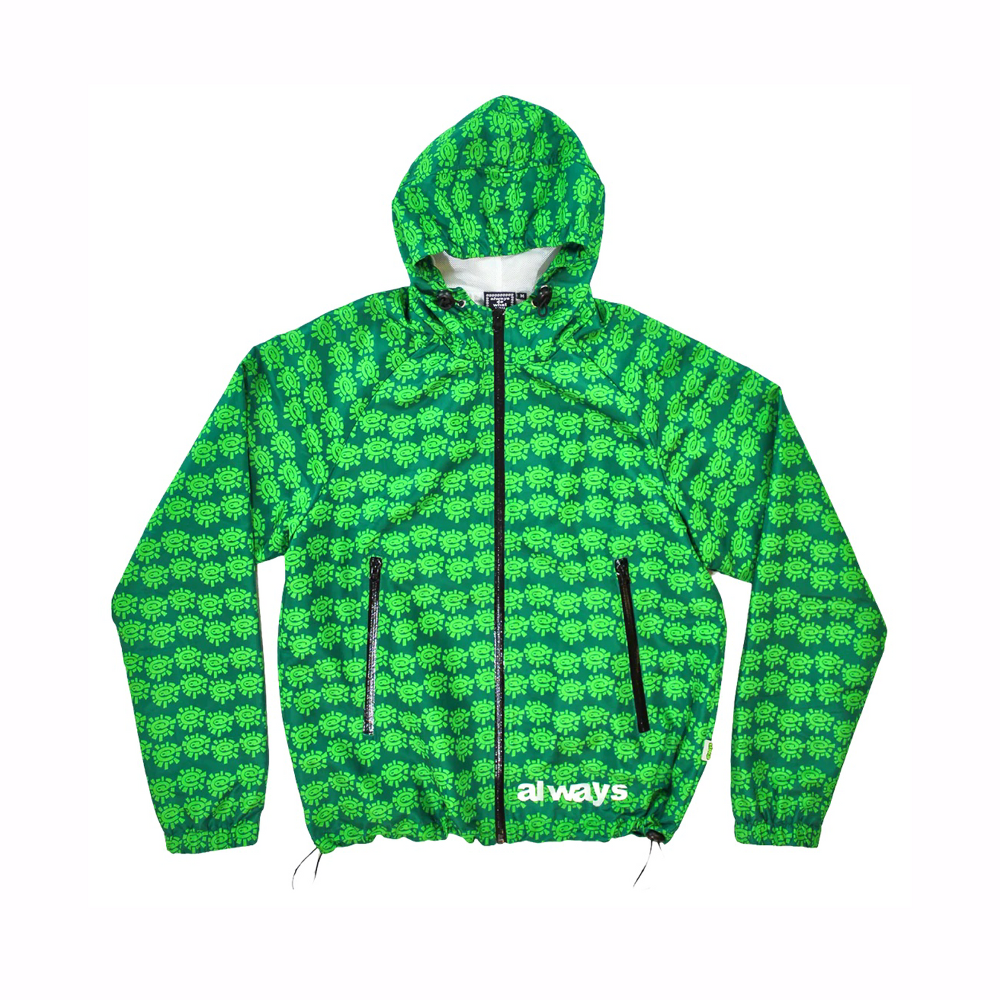 ADWYSD Green Two Tone Windbreaker