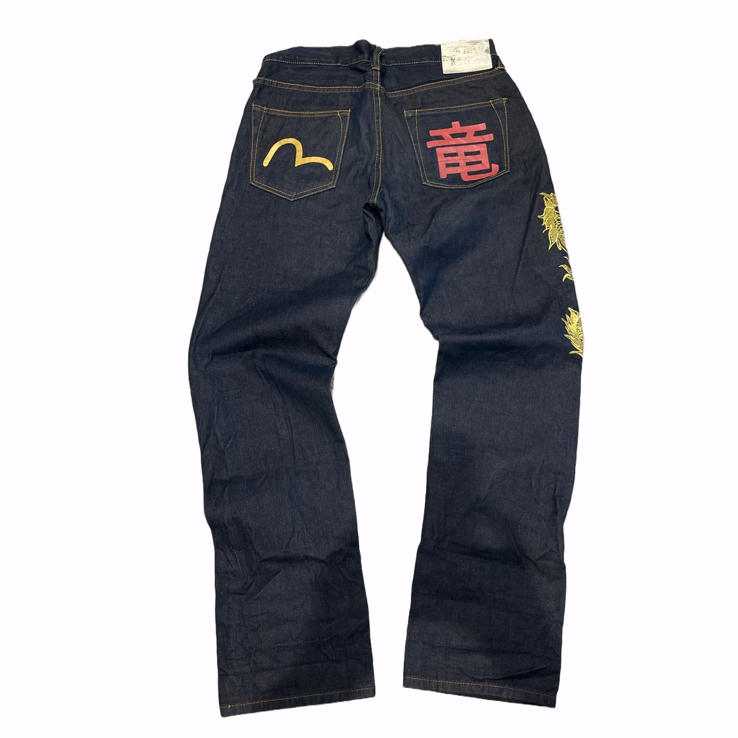 Evisu Gold Edition Year Of The Dragon Jeans