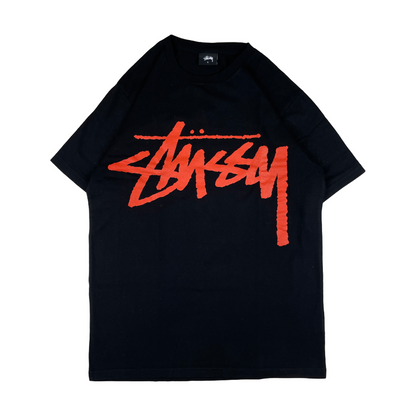 Stussy Orange Logo Tee