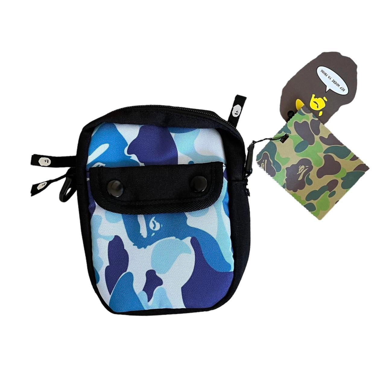 Bape Blue ABC Side Bag