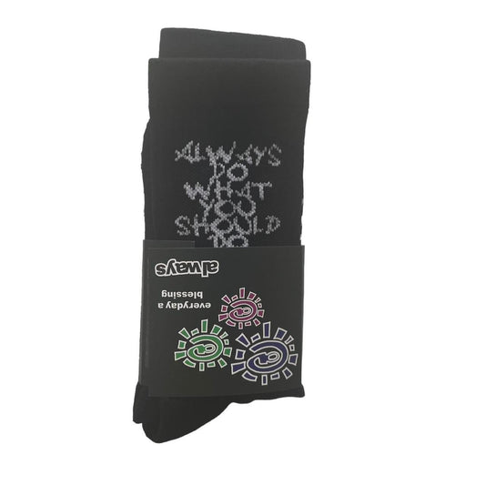 ADWYSD Black Socks