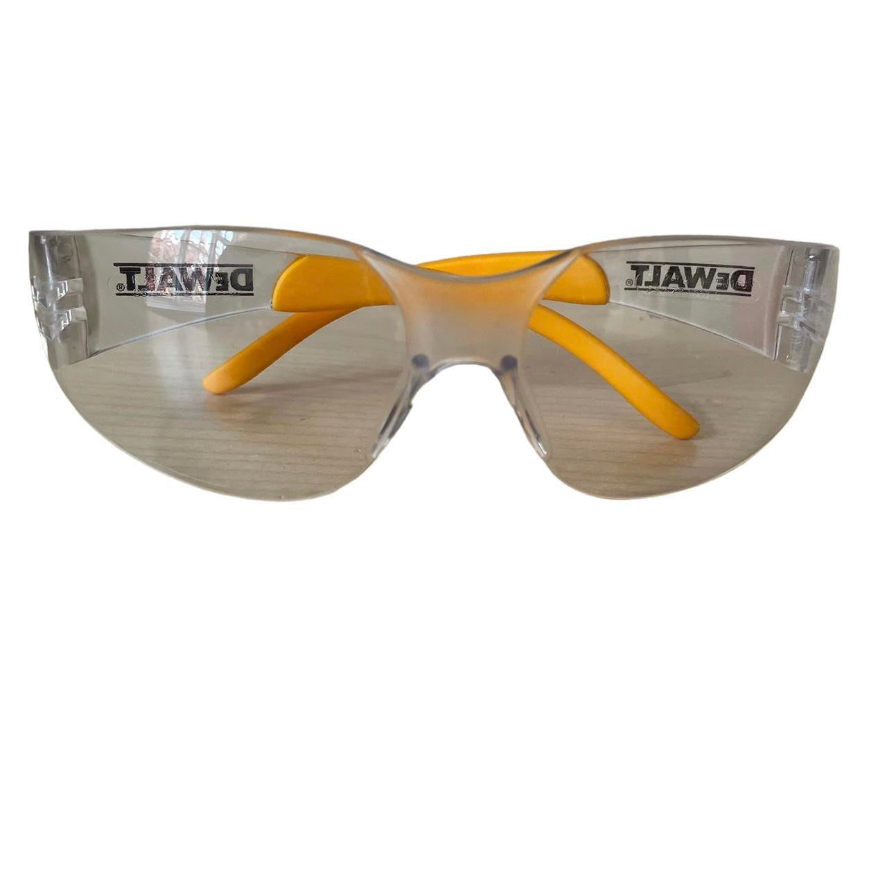 Clear Y2K Dewalt Glasses